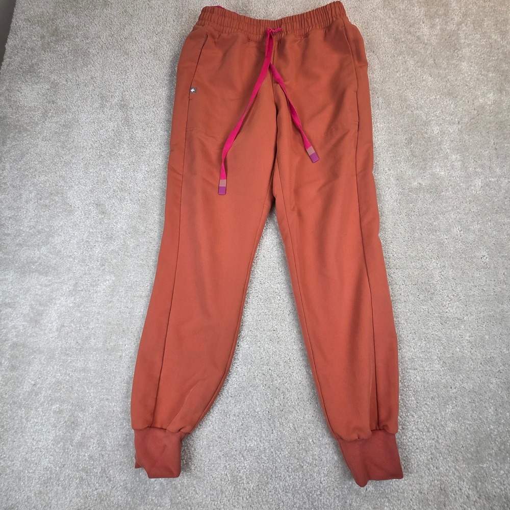Figs Mari Joggers Scrub Pants (W22SW2009) Size XS P Rust (2768)